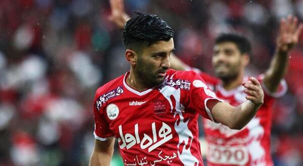 عکس محسن مسلمان در پرسپولیس