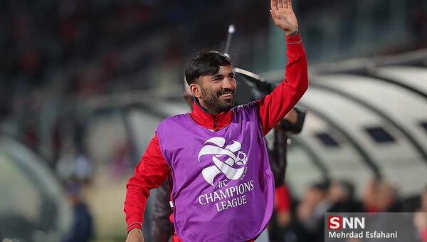 عکس محسن مسلمان در پرسپولیس