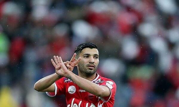عکس محسن مسلمان در پرسپولیس