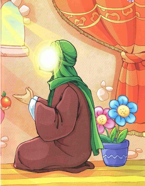 عکس امام حسین کودکانه