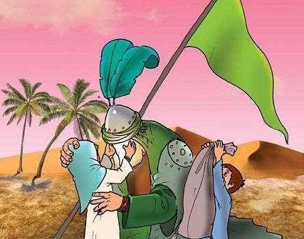 عکس امام حسین کودکانه