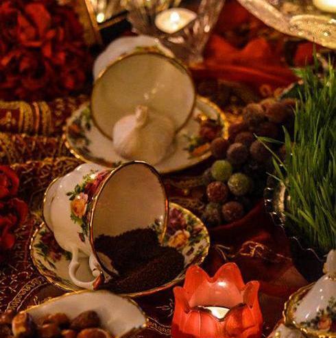 عکس هفت سین فنجان معلق