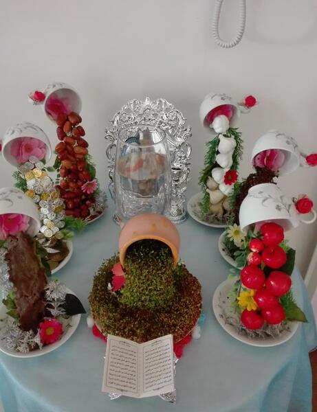 عکس هفت سین فنجان معلق