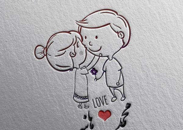 عکس نوشته مهدیه و هانیه
