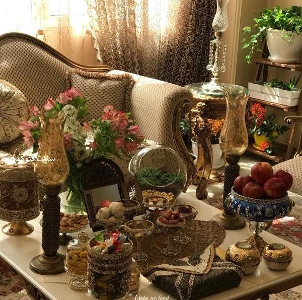 عکس ایده های سفره هفت سین در اینستاگرام