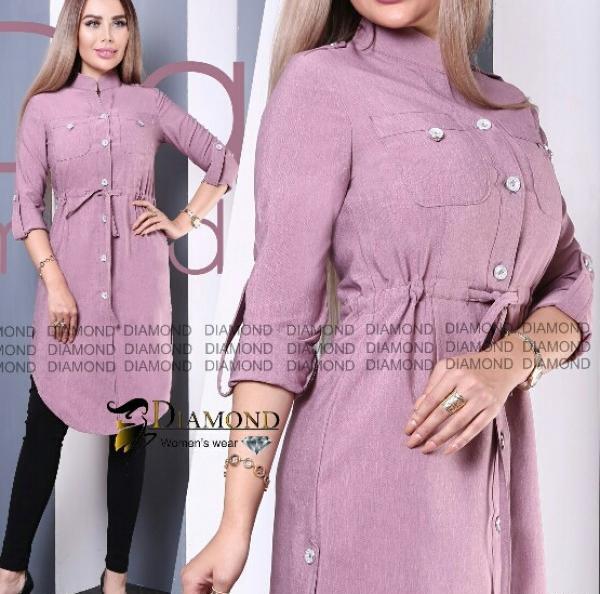 عکس مدل مانتو اسپرت یقه دار