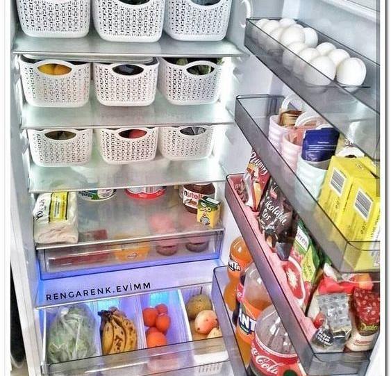 عکس ایده برای چیدمان یخچال