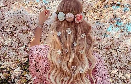 عکس دخترانه بهاری