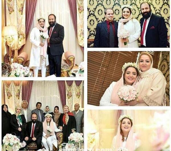عکس عروسی نرگس محمدی
