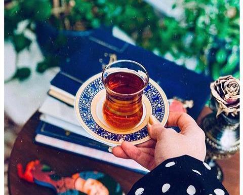 عکس چای در طبیعت بهاری