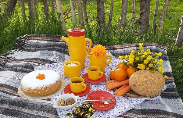 عکس چای در طبیعت بهاری