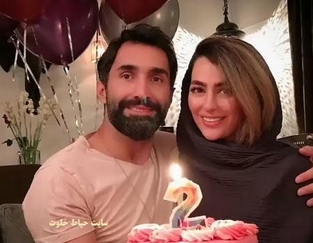 عکس نوشته کیک تولد سمانه