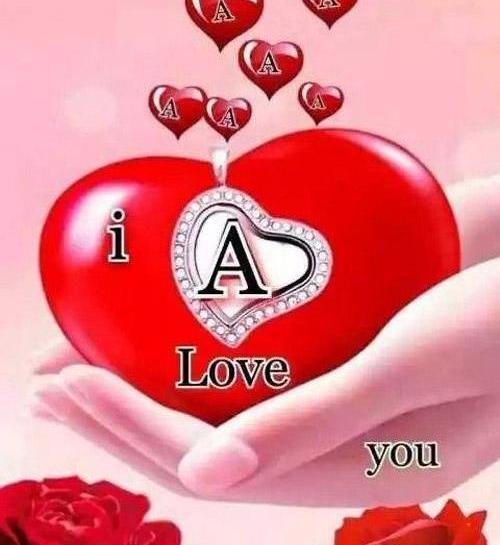 عکس عاشقانه حرف a