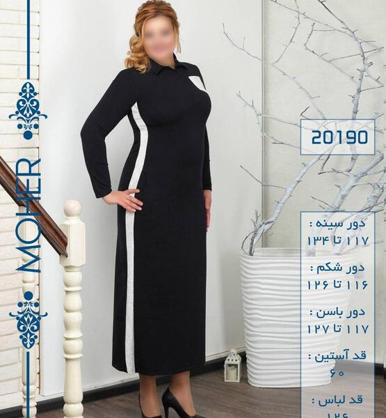 عکس لباس مجلسی با یقه مردانه