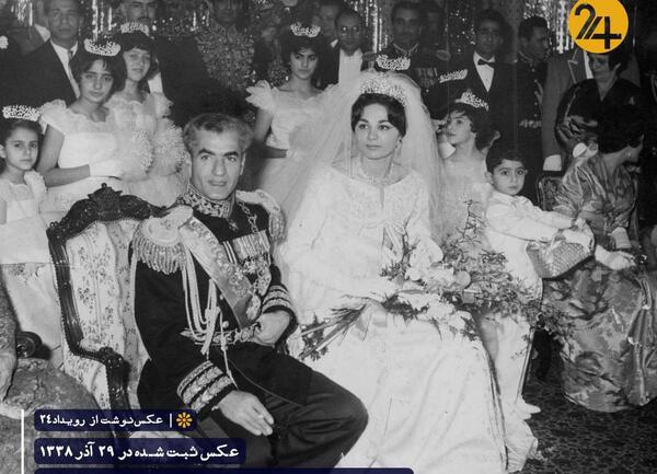 عکس حلقه ازدواج فرح دیبا