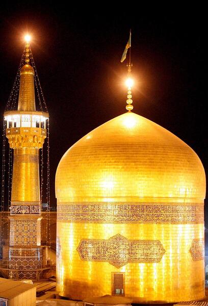 عکس صفحه گوشی حرم امام رضا