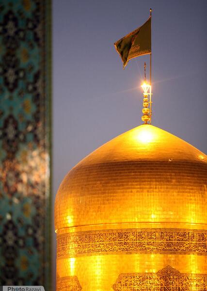 عکس صفحه گوشی حرم امام رضا