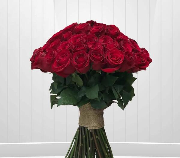 عکس دسته گل قرمز رز