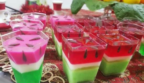 عکس ایده شب یلدا با ژله