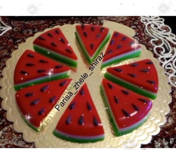 عکس ایده شب یلدا با ژله