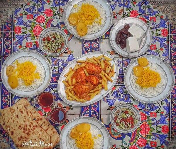 عکس غذای ایرانی ساده
