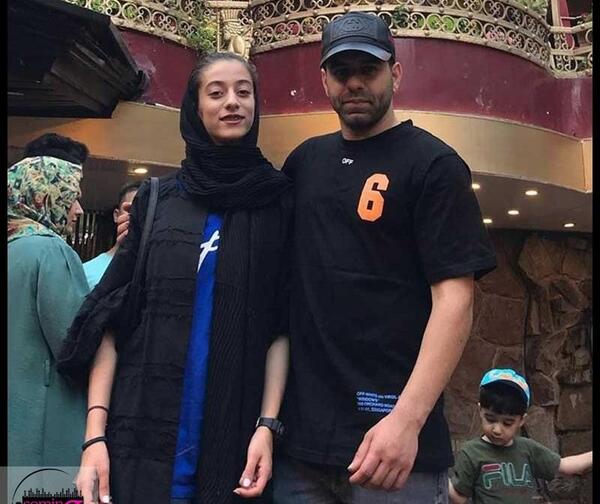 عکس رضا بهرام و خواهرش