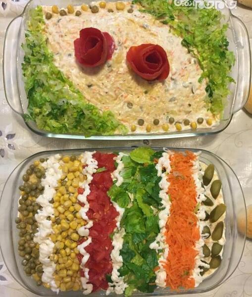 عکس ایده برای شام ساده
