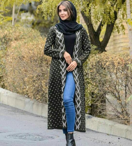 عکس مدل مانتو بلند فاستونی