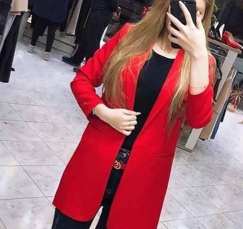 عکس مانتو دخترانه زرشکی