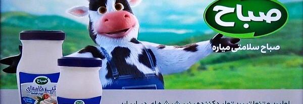 عکس گاو تو تبلیغ