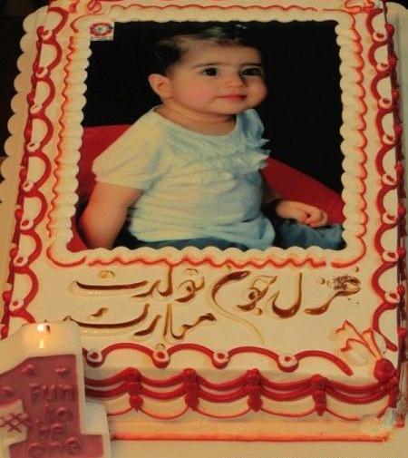 عکس کیک تولد غزل