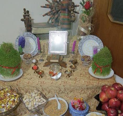 عکس سفره هفت سین قدیمی