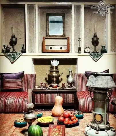 عکس سفره هفت سین قدیمی
