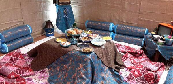 عکس سفره هفت سین قدیمی