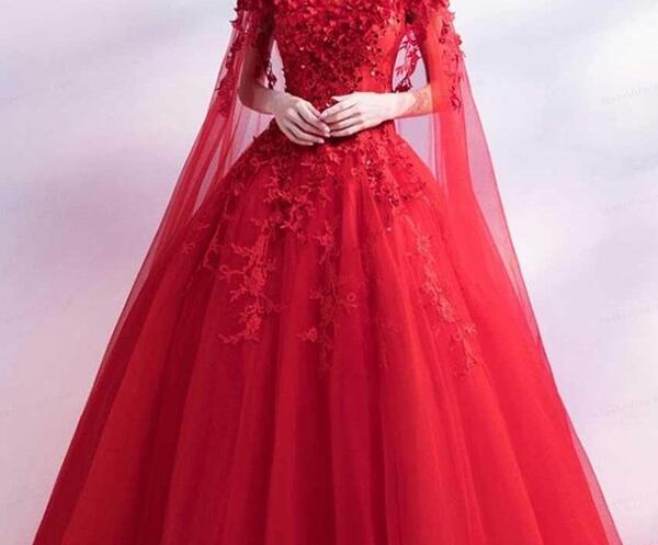 عکس لباس عروس قرمز بچه گانه