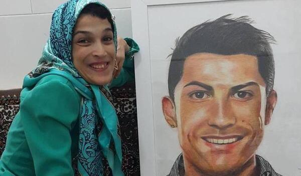 عکس رونالدو نقاشی