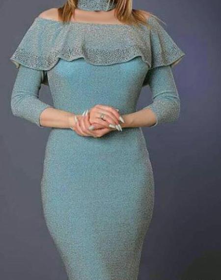 عکس لباس مجلسی شیک لمه کوتاه
