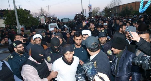 عکس اعدام قاتل خدیجه رمضانی