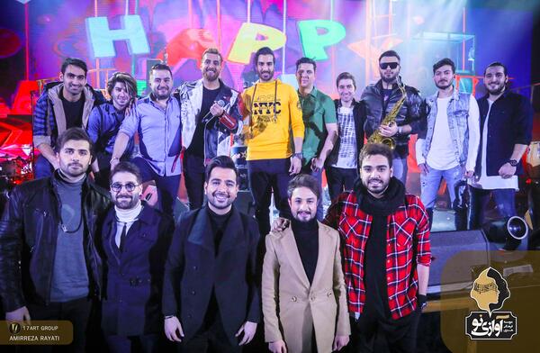 عکس سینا درخشنده و فرزاد فرخ