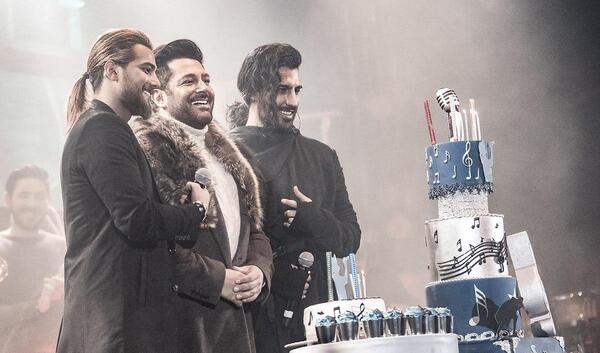 عکس سینا درخشنده و فرزاد فرخ