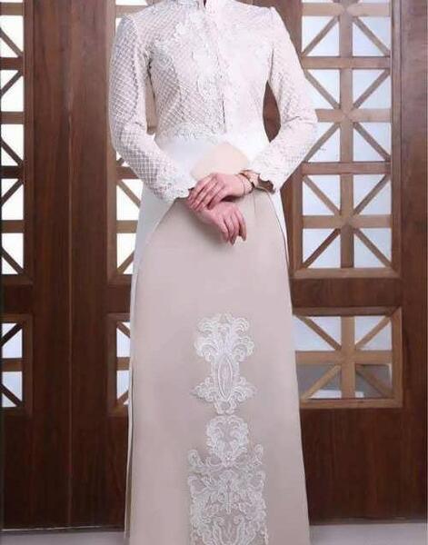 عکس مانتو عروس بلند