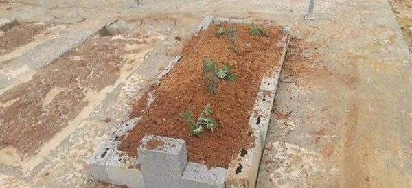 عکس قبر با پارچه مشکی
