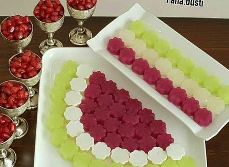 عکس ایده تزیین ژله برای سالگرد ازدواج