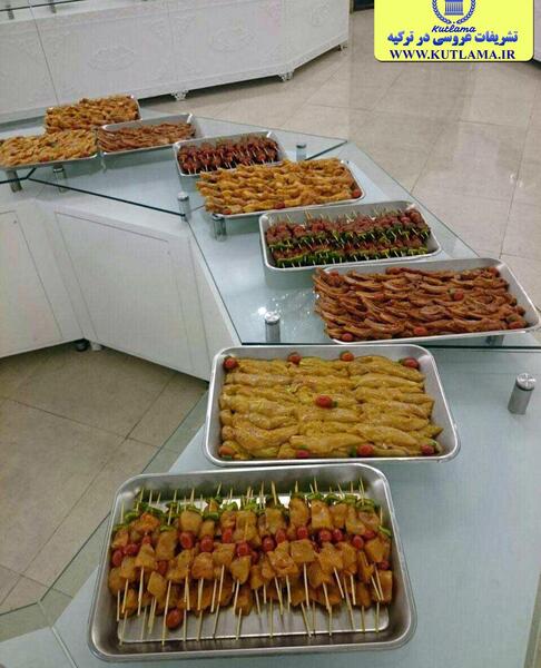 عکس غذای عروس و داماد