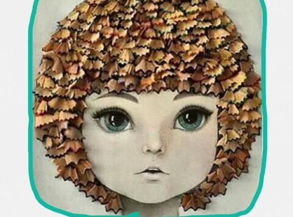 عکس ایده نقاشی با مداد رنگی کودکانه