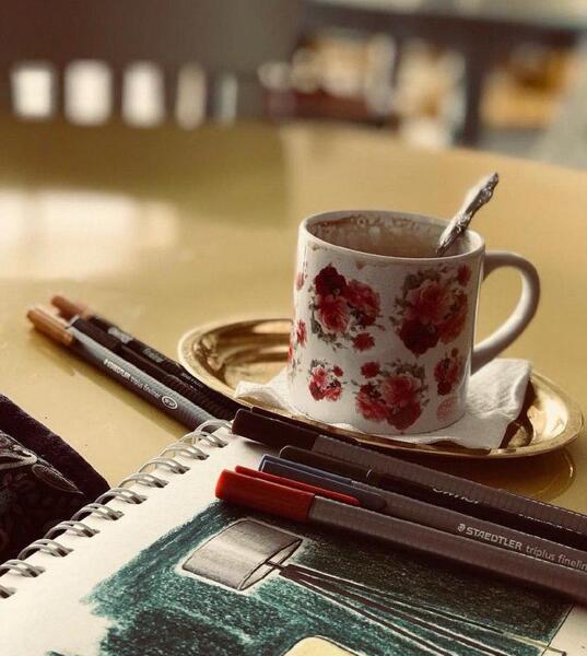 عکس قهوه هنری