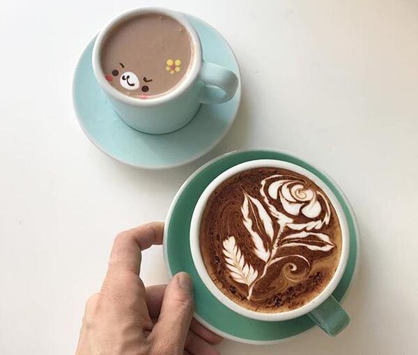 عکس قهوه هنری