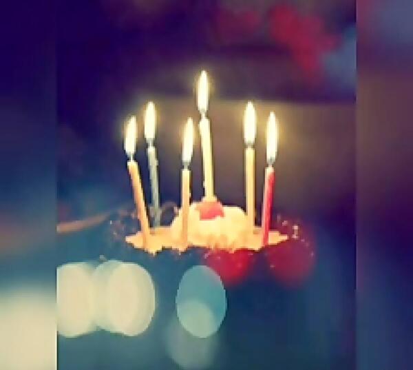 عکس شمع و کیک تولد غمگین