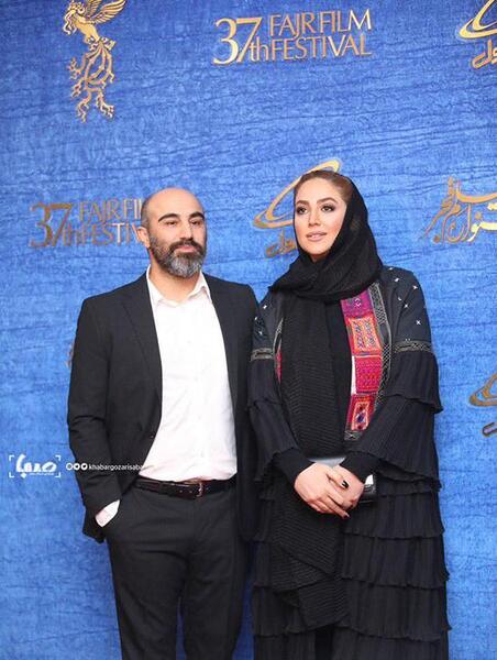 عکس محسن تنابنده و زنش