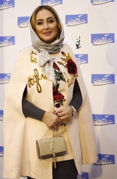 عکس دسته گل الهام حمیدی